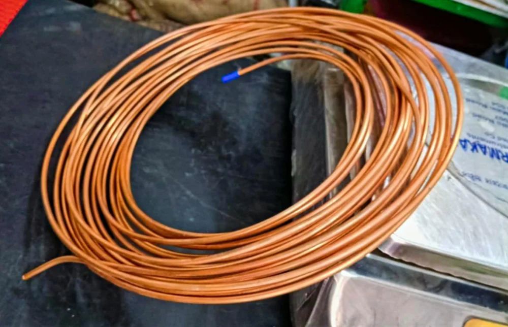 1 Inch AC Copper Pipe, 10 mm, Round